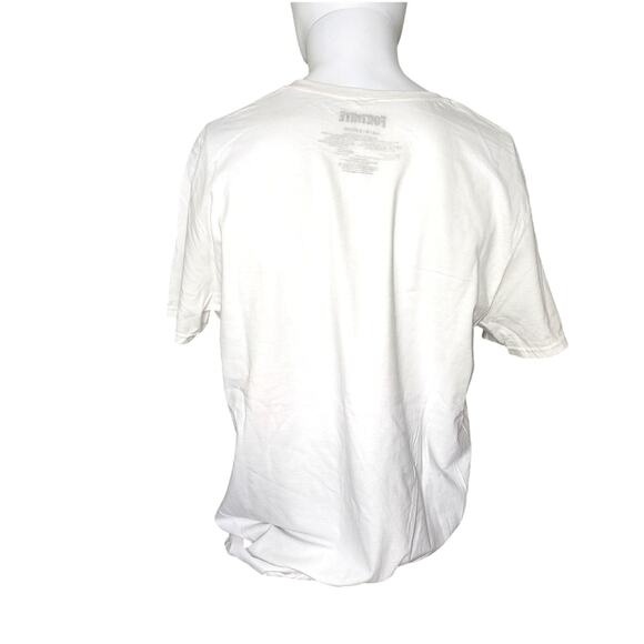 NWT FORTNITE MEN'S "BURGER SPACE" WHITE TEE-SHIRT SIZE LARGE - Picture 5 of 5